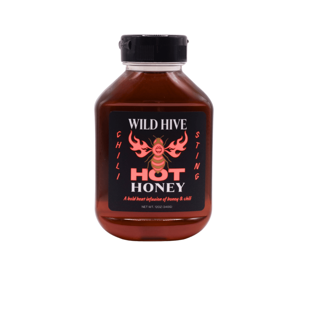 Bottle of Wild Hive Hot Honey, Chili Sting