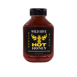 Bottle of Wild Hive Hot Honey Citrus Blaze. 